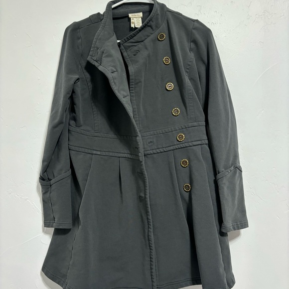 Matilda Jane Girls Small Pea Coat Dress Coat Jacket Crossover Button Front - Picture 4 of 8